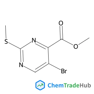 Methyl 5-bromo-2-(methylsulfanyl)-4-pyrimidinecarboxylate