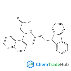 (S)-3-((((9H-Fluoren-9-yl)methoxy)carbonyl)amino)-3-(naphthalen-1-yl)propanoic acid (S)-3-((((9H-Fluoren-9-yl)methoxy)carbonyl)amino)-3-(naphthalen-1-yl)propanoic acid