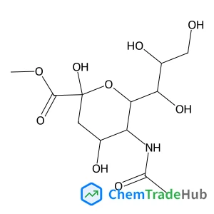 b-Neuraminic acid, N-acetyl-,methyl ester, monohydrate (9CI)