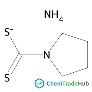 1-Pyrrolidinecarbodithioic acid ammoniate (1:1)