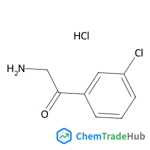 2-Amino-1-(3-chlorophenyl)ethanone hydrochloride (1:1)