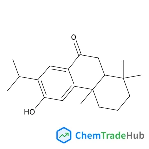 12-Hydroxyabieta-8(14),9(11),12-trien-7-one structure 12-Hydroxyabieta-8(14),9(11),12-trien-7-one structure