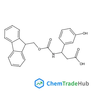 (R)-3-((((9H-Fluoren-9-yl)methoxy)carbonyl)amino)-3-(3-hydroxyphenyl)propanoic acid