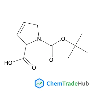 (2S)-1-{[(2-Methyl-2-propanyl)oxy]carbonyl}-2,5-dihydro-1H-pyrrole-2-carboxylic acid