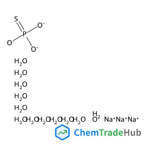 Phosphorothioic acid,trisodium salt, dodecahydrate (9CI)