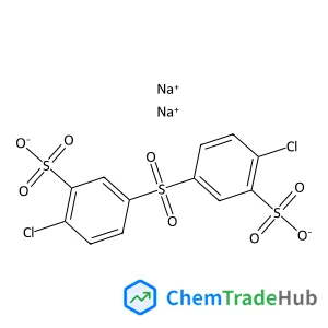 Disodium 3,3'-sulfonylbis(6-chlorobenzenesulfonate) structure Disodium 3,3'-sulfonylbis(6-chlorobenzenesulfonate) structure
