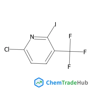 6-Chloro-2-iodo-3-(trifluoromethyl)pyridine structure 6-Chloro-2-iodo-3-(trifluoromethyl)pyridine structure