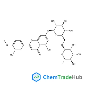 5-Hydroxy-2-(3-hydroxy-4-methoxyphenyl)-4-oxo-4H-chromen-7-yl 6-O-(6-deoxy-alpha-L-mannopyranosyl)-beta-D-glucopyranoside