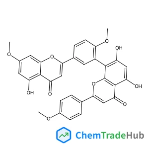 5,7-Dihydroxy-8-[5-(5-hydroxy-7-methoxy-4-oxo-4H-chromen-2-yl)-2-methoxyphenyl]-2-(4-methoxyphenyl)-4H-chromen-4-one