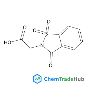(1,1-Dioxido-3-oxo-1,2-benzothiazol-2(3H)-yl)acetic acid (1,1-Dioxido-3-oxo-1,2-benzothiazol-2(3H)-yl)acetic acid