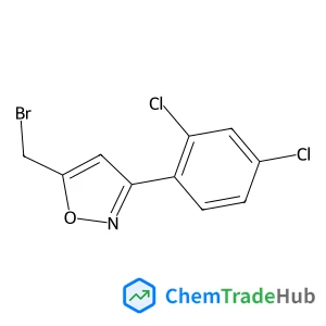 5-(Bromomethyl)-3-(2,4-dichlorophenyl)-1,2-oxazole 5-(Bromomethyl)-3-(2,4-dichlorophenyl)-1,2-oxazole