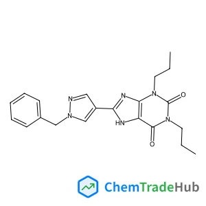 8-(1-Benzyl-1H-pyrazol-4-yl)-1,3-dipropyl-3,7-dihydro-1H-purine-2,6-dione