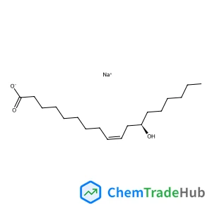 Sodium (R,Z)-12-hydroxyoctadec-9-enoate