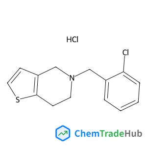 5-(2-Chlorobenzyl)-4,5,6,7-tetrahydrothieno[3,2-c]pyridine hydrochloride (1:1)
