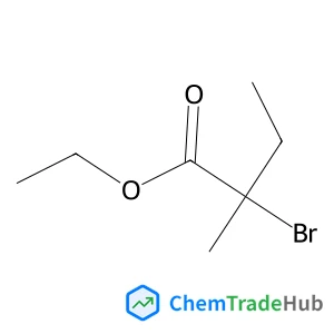 Ethyl 2-bromo-2-methylbutanoate structure