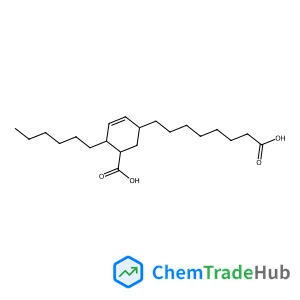 5-(7-Carboxyheptyl)-2-hexyl-3-cyclohexene-1-carboxylic acid