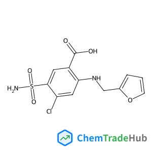 4-Chloro-2-[(2-furylmethyl)amino]-5-sulfamoylbenzoic acid