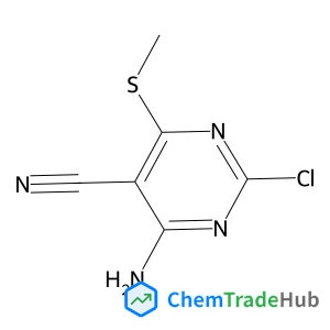 4-Amino-2-chloro-6-(methylsulfanyl)-5-pyrimidinecarbonitrile