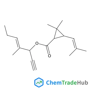 4-Methylhept-4-en-1-yn-3-yl 2,2-dimethyl-3-(2-methylprop-1-en-1-yl)cyclopropanecarboxylate