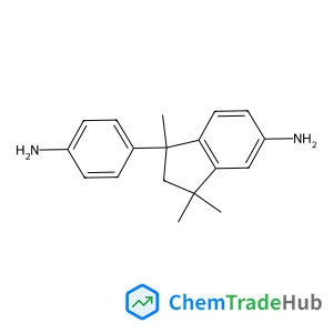 1-(4-Aminophenyl)-1,3,3-trimethyl-5-indanamine structure