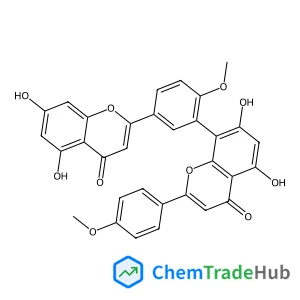 8-[5-(5,7-Dihydroxy-4-oxo-4H-chromen-2-yl)-2-methoxyphenyl]-5,7-dihydroxy-2-(4-methoxyphenyl)-4H-chromen-4-one