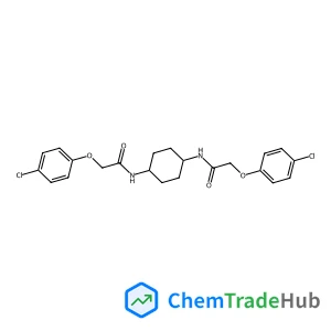 N,N'-(cyclohexane-1,4-diyl)bis(2-(4-chlorophenoxy)acetamide)
