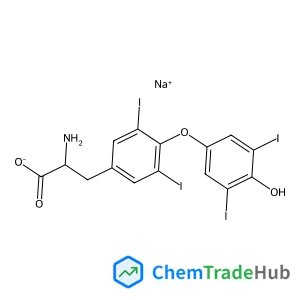 Sodium (2S)-2-amino-3-[4-(4-hydroxy-3,5-diiodophenoxy)-3,5-diiodophenyl]propanoate