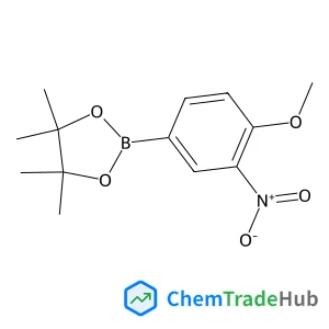 2-(4-Methoxy-3-nitrophenyl)-4,4,5,5-tetramethyl-1,3,2-dioxaborolane