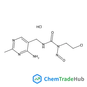 3-[(4-Amino-2-methyl-5-pyrimidinyl)methyl]-1-(2-chloroethyl)-1-nitrosourea hydrochloride (1:1)
