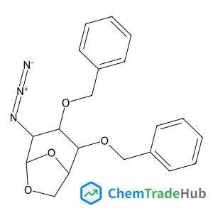 4-Azido-2,3-bis(phenylmethoxy)-6,8-dioxabicyclo[3.2.1]octane