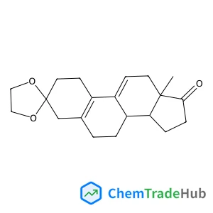 (8S,13S,14S)-13-Methyl-1,4,6,7,8,12,13,14,15,16-decahydrospiro[cyclopenta[a]phenanthrene-3,2'-[1,3]dioxolan]-17(2H)-one