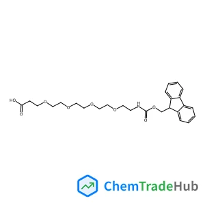 1-(9H-Fluoren-9-yl)-3-oxo-2,7,10,13,16-pentaoxa-4-azanonadecan-19-oic acid