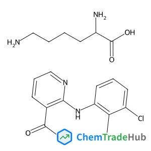 2-[(3-Chloro-2-methylphenyl)amino]nicotinic acid - L-lysine (1:1)