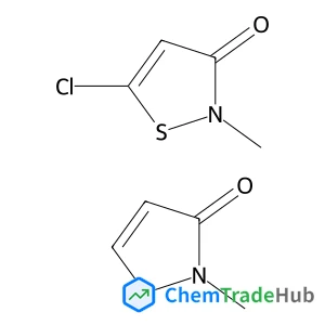 2-Methyl-1,2-thiazol-3(2H)-one - 5-chloro-2-methyl-1,2-thiazol-3(2H)-one (1:1) 2-Methyl-1,2-thiazol-3(2H)-one - 5-chloro-2-methyl-1,2-thiazol-3(2H)-one (1:1)