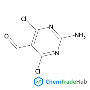 2-Amino-4,6-dichloro-5-pyrimidinecarbaldehyde