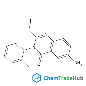 6-Amino-2-(fluoromethyl)-3-(2-methylphenyl)-4(3H)-quinazolinone