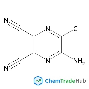 5-Amino-6-chloro-2,3-dicyanopyrazine structure 5-Amino-6-chloro-2,3-dicyanopyrazine structure