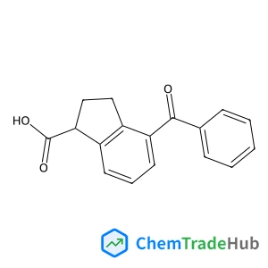 4-Benzoyl-1-indanecarboxylic acid
