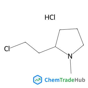 2-(2-Chloroethyl)-1-methylpyrrolidine hydrochloride (1:1)