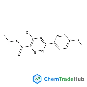 Ethyl 5-chloro-3-(4-methoxyphenyl)-1,2,4-triazine-6-carboxylate