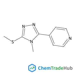 4-(4-Methyl-5-(methylthio)-4H-1,2,4-triazol-3-yl)pyridine