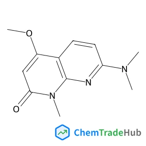 7-(Dimethylamino)-4-methoxy-1-methyl-1,8-naphthyridin-2(1H)-one