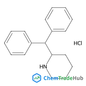 2-(Diphenylmethyl)piperidine hydrochloride (1:1)