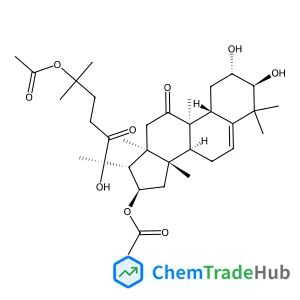(1S,2S,4R,9beta,16alpha)-1,2,20-Trihydroxy-9,10,14-trimethyl-11,22-dioxo-4,9-cyclo-9,10-secocholest-5-ene-16,25-diyl diacetate