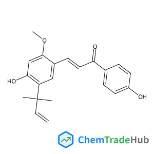 (2E)-3-[4-Hydroxy-2-methoxy-5-(2-methyl-3-buten-2-yl)phenyl]-1-(4-hydroxyphenyl)-2-propen-1-one