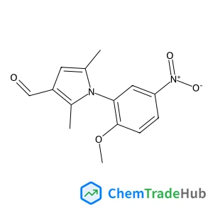 1-(2-methoxy-5-nitrophenyl)-2,5-dimethyl-1H-pyrrole-3-carbaldehyde