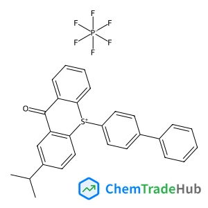 10-(4-Biphenylyl)-2-isopropyl-9-oxo-9H-thioxanthenium hexafluorophosphate 10-(4-Biphenylyl)-2-isopropyl-9-oxo-9H-thioxanthenium hexafluorophosphate
