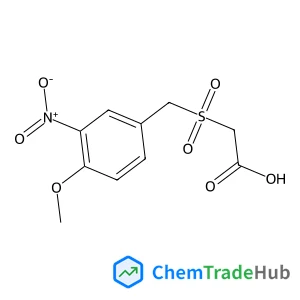 [(4-Methoxy-3-nitrobenzyl)sulfonyl]acetic acid