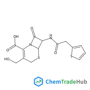 (6R,7R)-3-(Hydroxymethyl)-8-oxo-7-[(2-thienylacetyl)amino]-5-thia-1-azabicyclo[4.2.0]oct-2-ene-2-carboxylic acid