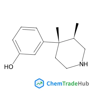 3,4-cis-Dimethyl-4-(3-hydroxyphenyl)piperidine